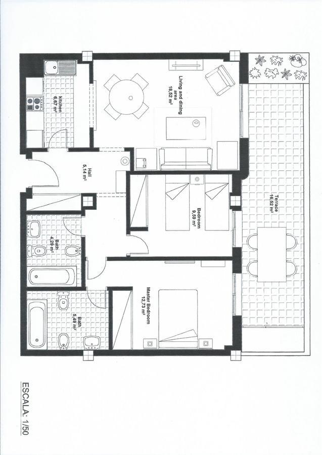 Marina De Banus Apartment มาร์เบยา ภายนอก รูปภาพ